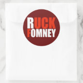 RUCK FOMNEY wit Ronde Sticker (Tas)