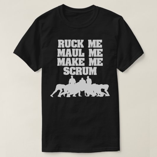 Ruck me Maul Ik maak me gek op een schrander. T-shirt (Design voorkant)