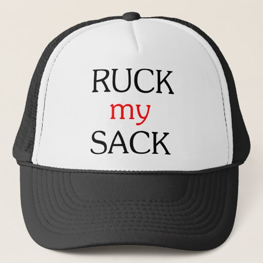 Ruck mijn zak trucker pet (Voorkant)