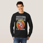Rucking People Is My Cardio Pun For A Rugby Coach T-shirt (Voorkant volledig)