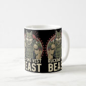 Rucking Vest Beest Koffiemok (Voorkant rechts)
