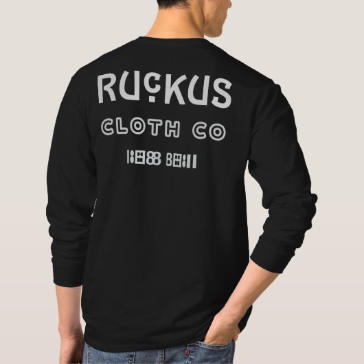 Ruckus Cloth Co. T-shirt (Achterkant)