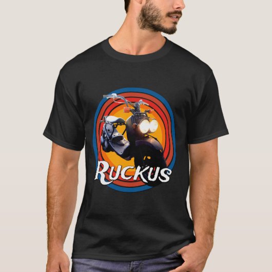 Ruckus Motorfiets, Scooter, Bromfiets, Motorfiets T-shirt (Voorkant)