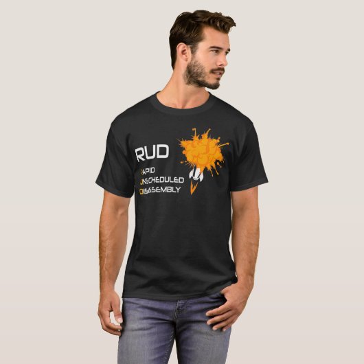 RUD Rapid UnScheduling Disassembly-ruimte T-shirt (Voorkant volledig)