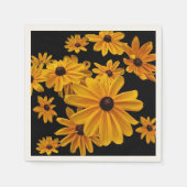 Rudbeckia Black Eyed Susan Bloemen Papieren servet (Voorkant)