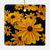 Rudbeckia Black Eyed Susan Flowers Ornament (Achterkant)