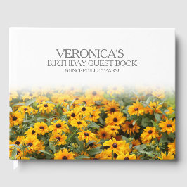 Rudbeckia Flowers 80th Birthday Gastenboek