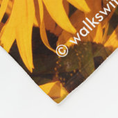 Rudbeckia Fulgida/Oranje Coneflower Fleece Deken (Hoek)