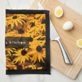 Rudbeckia Fulgida/Oranje Coneflower Theedoek (Quarter Fold)