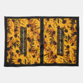 Rudbeckia Fulgida/Oranje Coneflower Theedoek (Horizontaal)