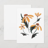 Rudbeckia Hirta Black-Eyed Susan Aesthetische bloe (Voorkant / Achterkant)