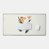 Rudbeckia Hirta Black-Eyed Susan Aesthetische bloe Bureaumat (Keyboard & Muis)