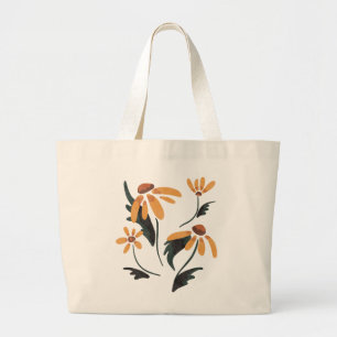 Rudbeckia Hirta Black-Eyed Susan Aesthetische bloe Grote Tote Bag