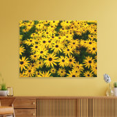 Rudbeckia Hirta (Black-eyed Susans) Canvas Afdruk (Insitu (Woonkamer))