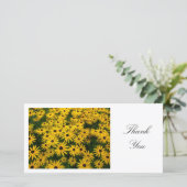 Rudbeckia Hirta (Black-eyed Susans) - Dank u wel Bedankkaart (Staand voorkant)