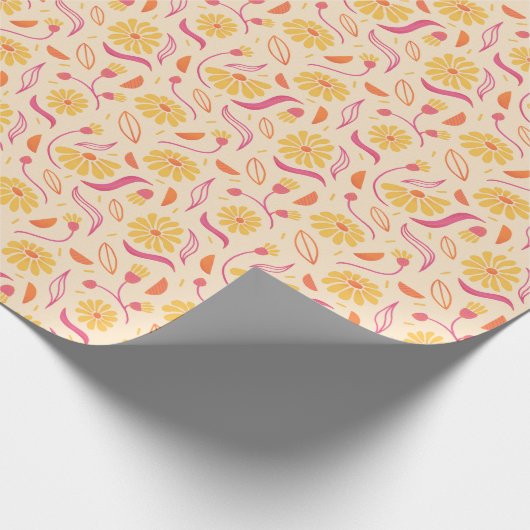 Rudbeckia-inpakpapier Cadeaupapier (Hoek)
