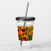 RUDBECKIA-STROMEN ACRYL DRINKBEKER (Achterkant)