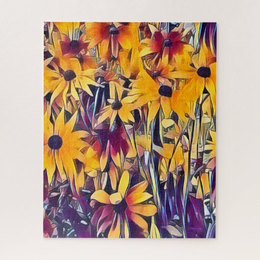 RUDBECKIA-STROMEN LEGPUZZEL (Verticaal)