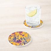 RUDBECKIA-STROMEN ZANDSTEEN ONDERZETTER (Zijkant)