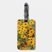 Rudbeckias / Bed of Black-Eyed Susans Bagagelabel (Achterkant verticaal)