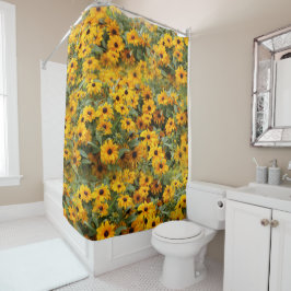 Rudbeckias / Bed of Black-Eyed Susans Douchegordijn
