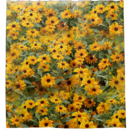 Rudbeckias / Bed of Black-Eyed Susans Douchegordijn