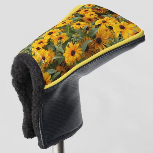 Rudbeckias / Bed of Black-Eyed Susans Golfheadcover (3/4 voorkant)