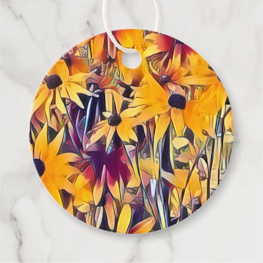 RUDBECKIAS BEDANKJES LABELS (Voorkant)