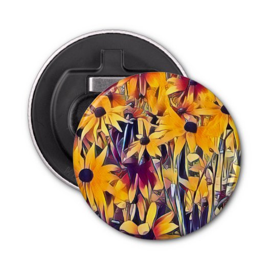 RUDBECKIAS BUTTON FLESOPENER (Voorkant)