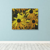 RUDBECKIAS CANVAS AFDRUK (Insitu (Houten vloer))