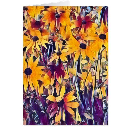 RUDBECKIAS-KAART (Voorkant)