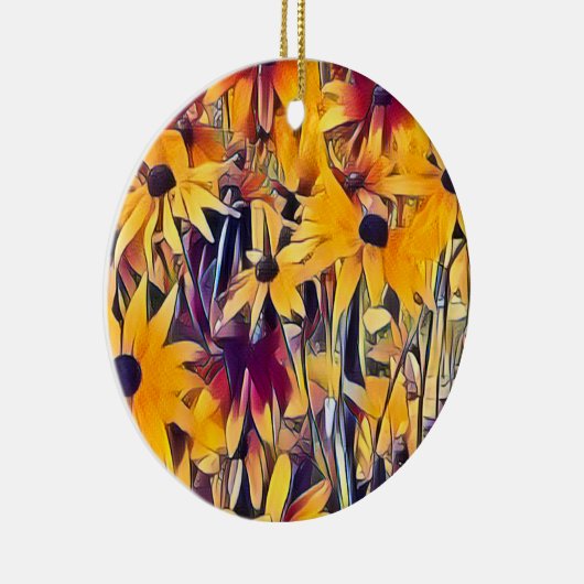 RUDBECKIAS KERAMISCH ORNAMENT (Rechts)