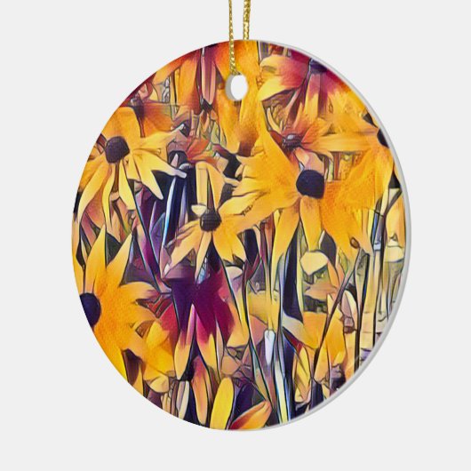 RUDBECKIAS KERAMISCH ORNAMENT (Links)