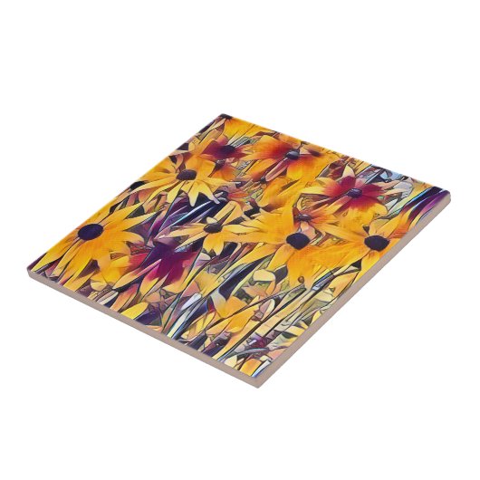 RUDBECKIAS TEGELTJE (Zijkant)