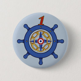 Rudder Logo Badge Ronde Button 5,7 Cm