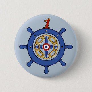 Rudder Logo Badge Ronde Button 5,7 Cm