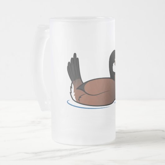 Ruddy Duck Matglas Bierpul (Voorkant links)