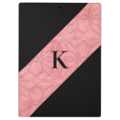 Ruddy Pink Batik en Black Letter Klembord (Achterkant)