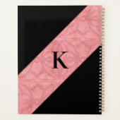 Ruddy Pink Batik en Black Letter Planner (Achterkant)