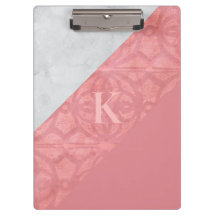 Ruddy Pink Batik en Grey Waterverf Letter