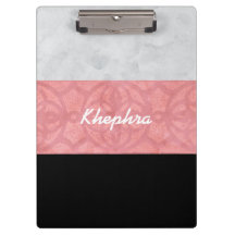 Ruddy Pink Batik Grey Waterverf en naam