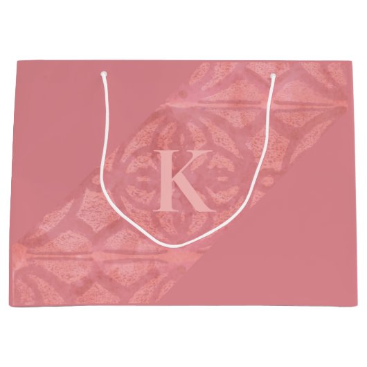 Ruddy Pink Batik Letter Groot Cadeauzakje (Voorkant)