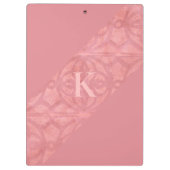 Ruddy Pink Batik Letter Klembord (Achterkant)