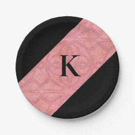 Ruddy Pink Batik Letter Papieren Bordje