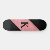 Ruddy Pink Batik Letter Persoonlijk Skateboard (Horizontaal)