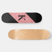 Ruddy Pink Batik Letter Persoonlijk Skateboard (Horizontaal)