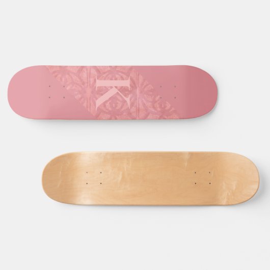 Ruddy Pink Batik Letter Persoonlijk Skateboard (Horizontaal)