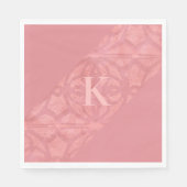 Ruddy Pink Batik Letter Servet (Voorkant)