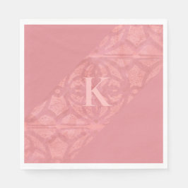 Ruddy Pink Batik Letter Servet