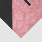 Ruddy Pink Batik Letter Tissuepapier (Detail)